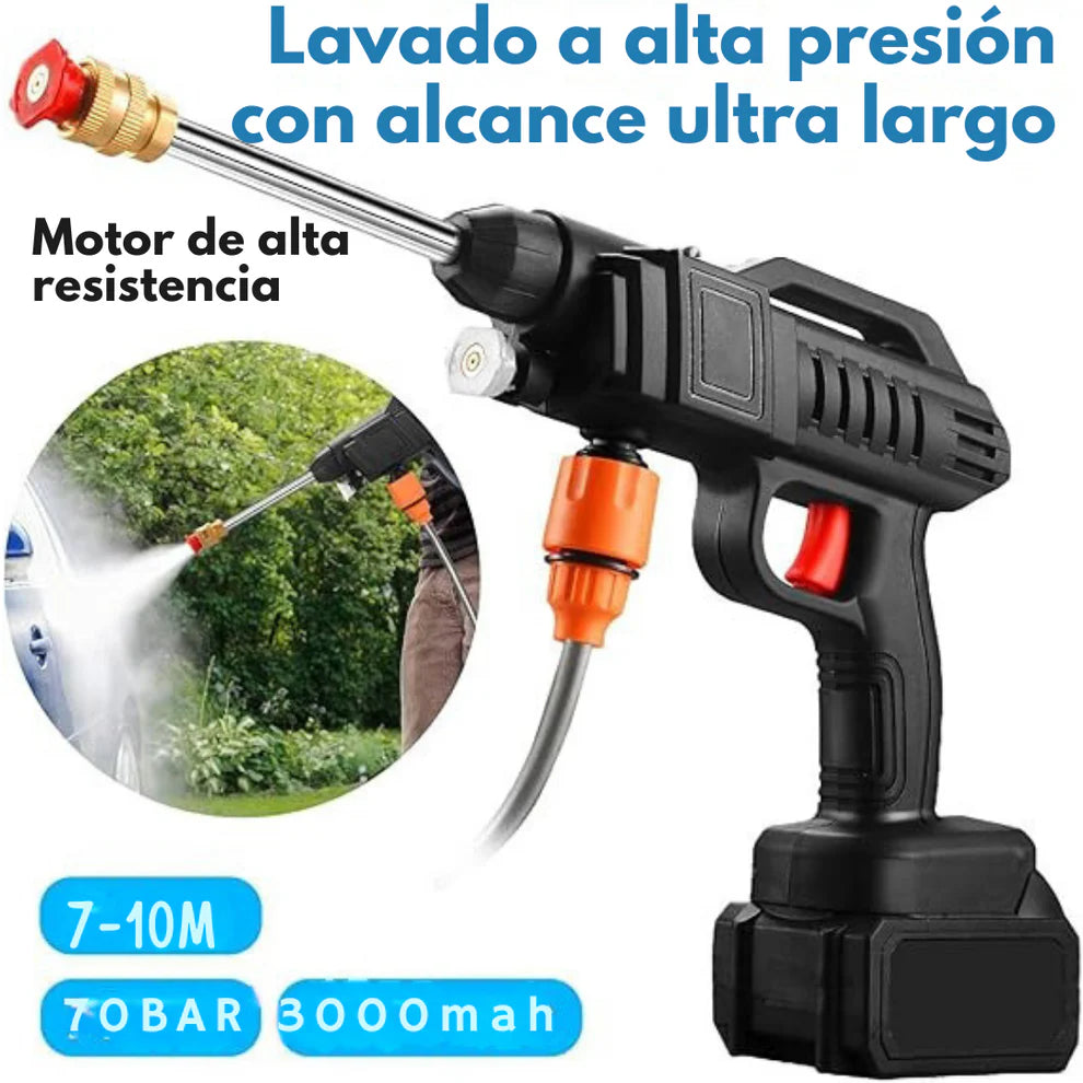 Hidrolimpiadora de alta presión - SUPER CLEANING GUN + 2 baterías GRATIS