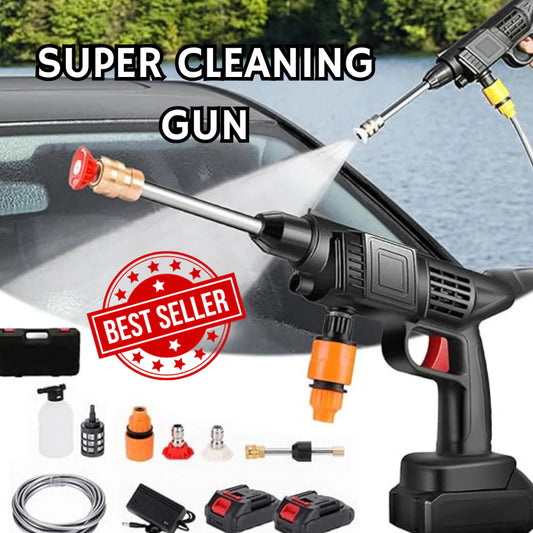Hidrolimpiadora de alta presión - SUPER CLEANING GUN + 2 baterías GRATIS